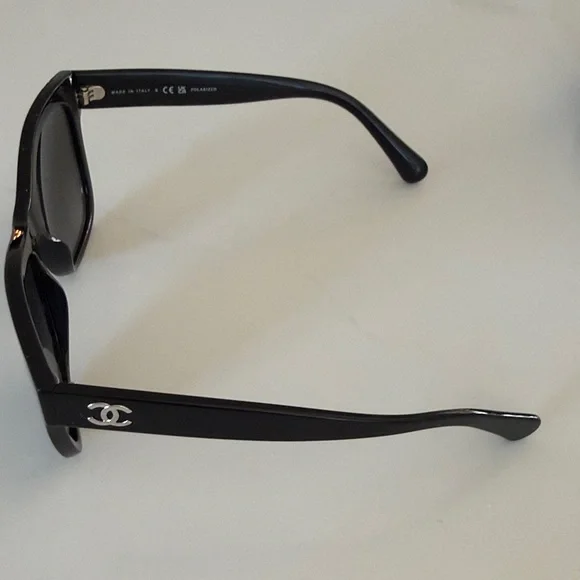 CHANEL CH5380 square women’s Black Sunglasses - Picture 3 of 9